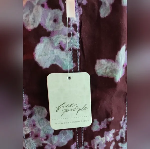 Free People Dress - Sully Dress in Raisin Combo - Size S - Image 6
