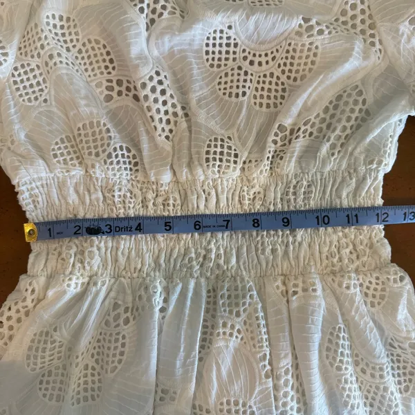 BTB Los Angeles Becca White Eyelet Mini Dress XS NWT - Image 10
