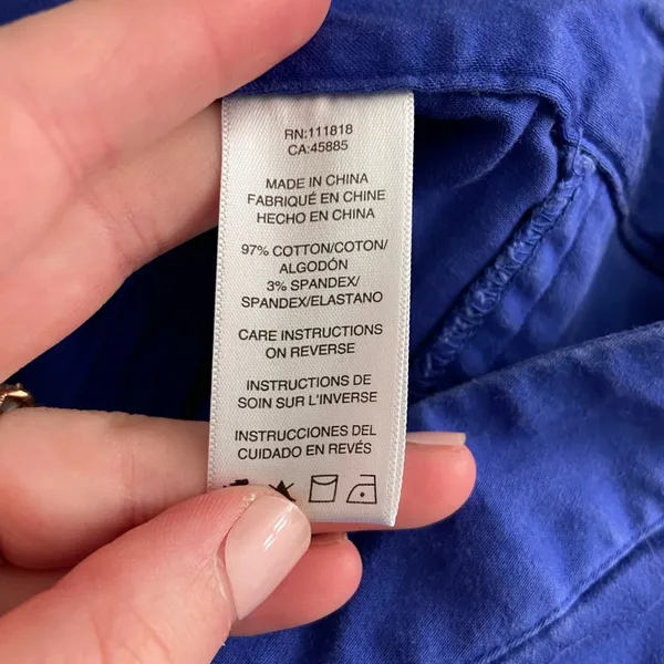 EUC MICHAEL Michael Kors‎ women’s blue khaki casual pocket shorts summer 6 - Image 6