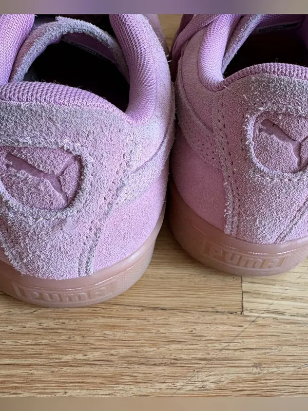 Puma Women’s Suede Platform Sneakers in Light Pink - Image 5