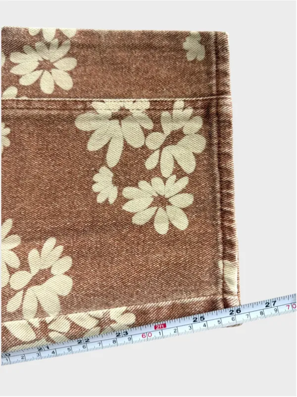 Entro Floral Print Barrel Pants Size S - Image 9