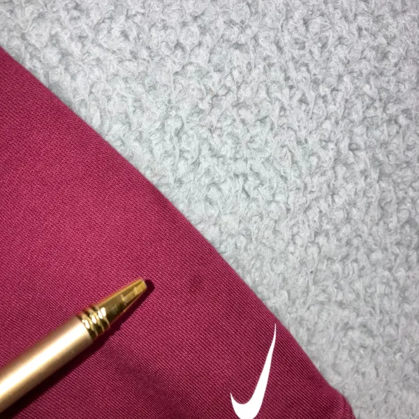 Nike Dri-FIT Hoodie‎ Women Medium Sparkle Logo Spell Out Swoosh Active Pullover - Image 9