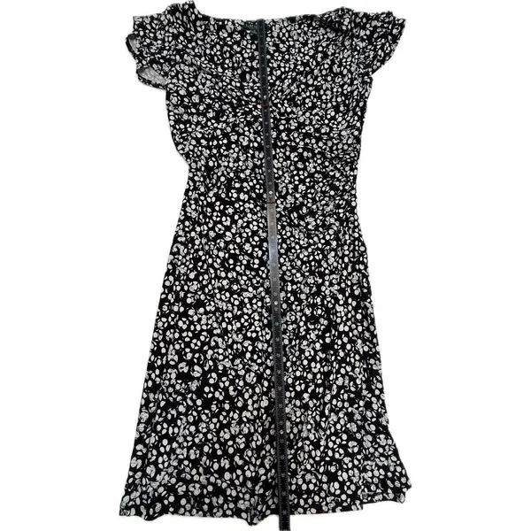 Lauren Ralph Lauren Faux Wrap Dress V-Neck Flutter Sleeve Side Ruching 8 - Image 8