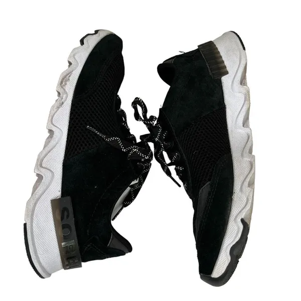Sorel Kinetic Lite‎ Lace Sneakers Black/White Shoes NL3516-010 Women’s Size 8.5 - Image 6