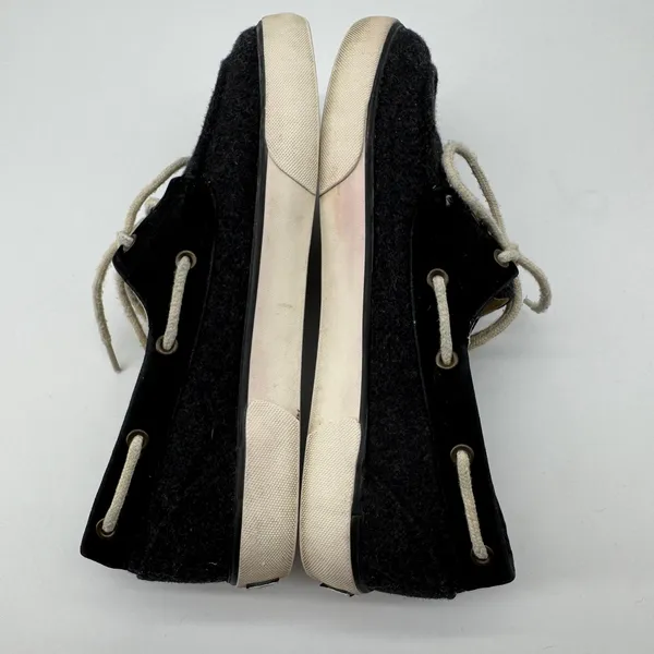 Polo Ralph‎ Lauren Lilia Boat Shoes Women 8.5B Flannel Microsuede Coastal Preppy - Image 7