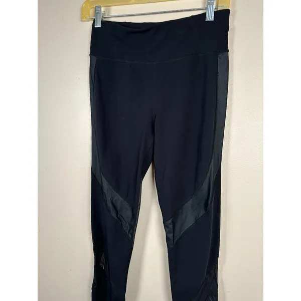 Sweaty Betty Black Yoga Leggings Size Small‎ Solid Stretch Running Gym Workout - Image 9