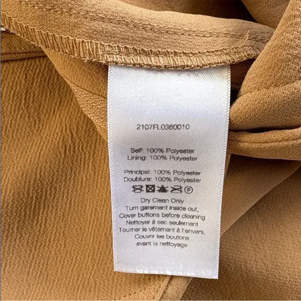 Veronica Beard Cropped Snap Ankle
Pants Tan Size 8 - Image 6