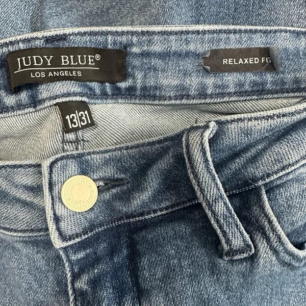 Judy Blue Relaxed Fit Jeans Womens 13/31‎ Blue Medium Wash Straight Leg Stretch - Image 5