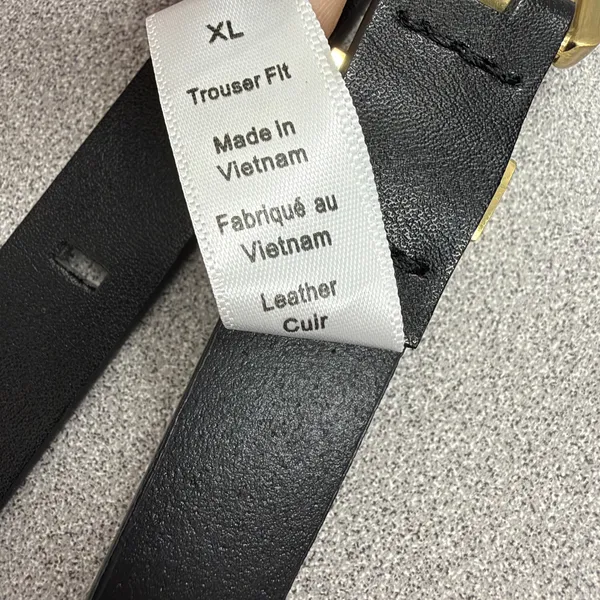 Nordstrom Belt Womens XL Black Trouser Fit Skinny Leather Gold Buckle Accessory - Image 7