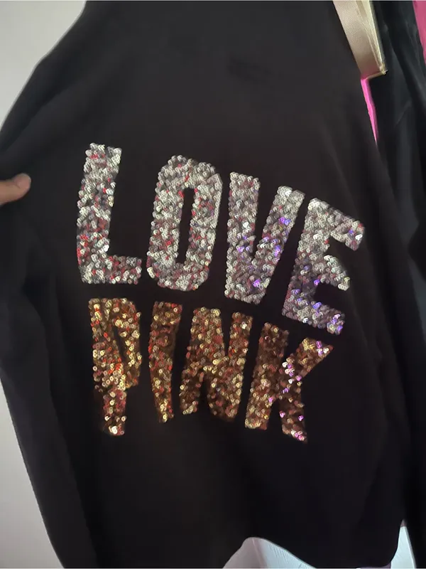 Victoria’s Secret PINK Sequin Jacket Size Large - Image 3
