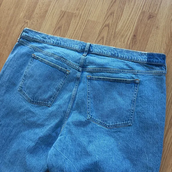 Abercrombie & Fitch Curve Love Low Rise Baggy Jean Size 36 Long - Image 9