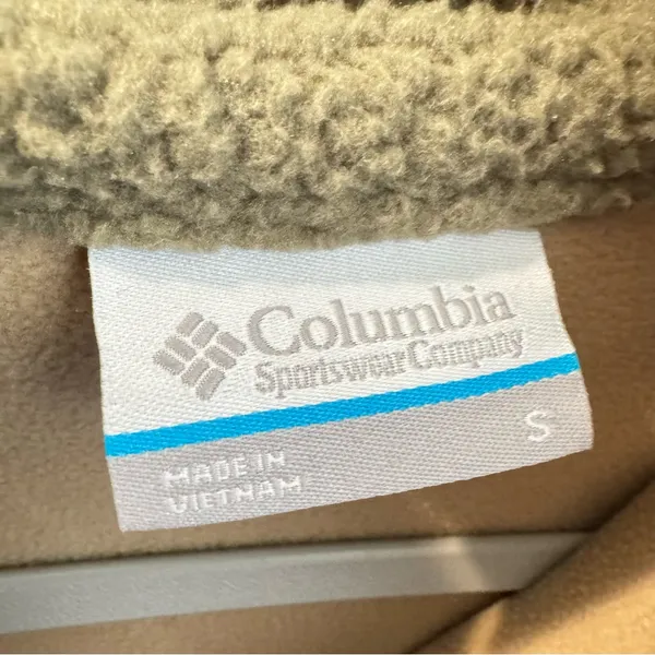 Columbia Women’s Lodge Pullover Sherpa Fleece‎ 1/2 Snap Size Small - Image 2
