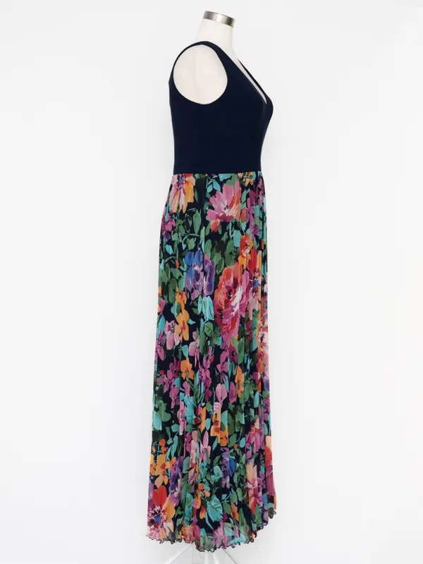 Xscape. Sleeveless Floral Maxi‎ Dress - Image 4