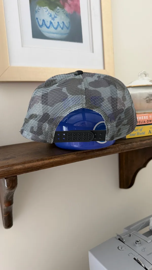 Camo trucker hat Gray - Image 3