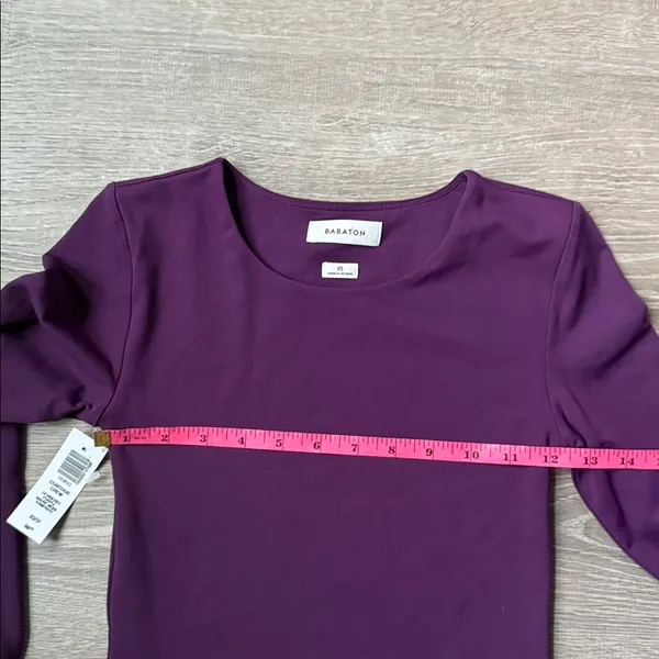 Aritzia NEW Babaton Contour long sleeve bodycon dress in Dewberry Purple XS - Image 7