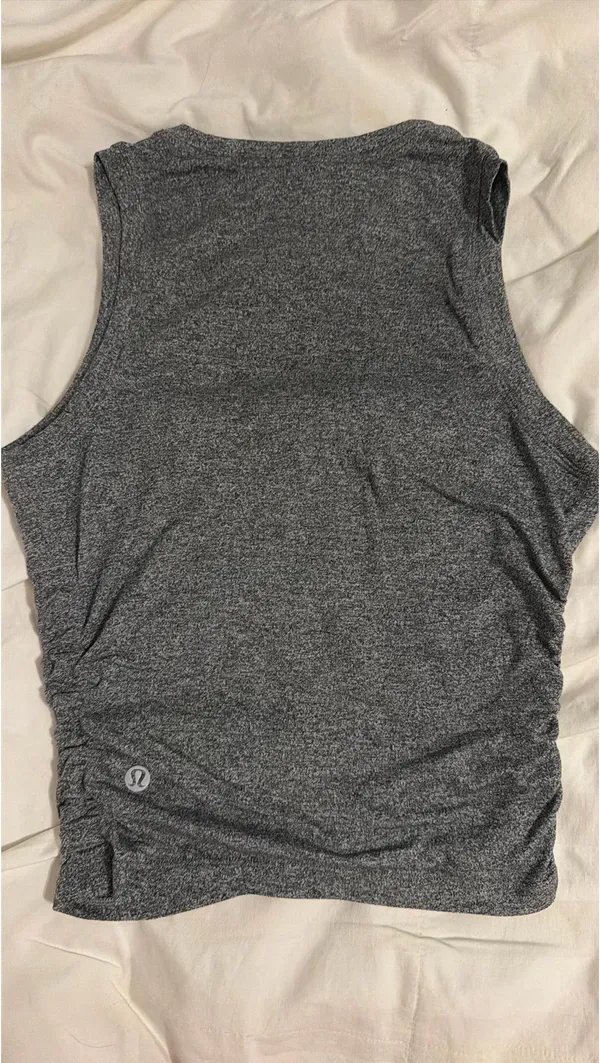 Heather, Gray, Lululemon tank top - Image 2