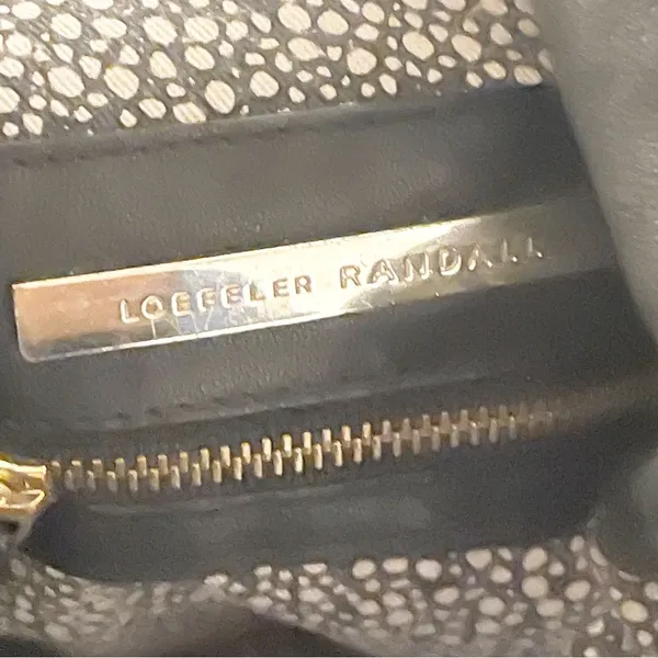 Loeffler Randall Black Soft Pebbled Leather Studded Hobo Shoulder Bag - Image 6