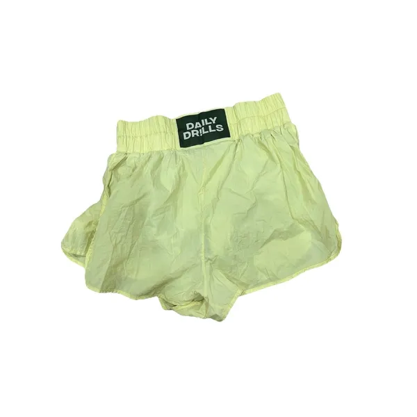 Daily Drills Yellow Nylon Bubble Set Shirt And Bra Small Medium - Image 2