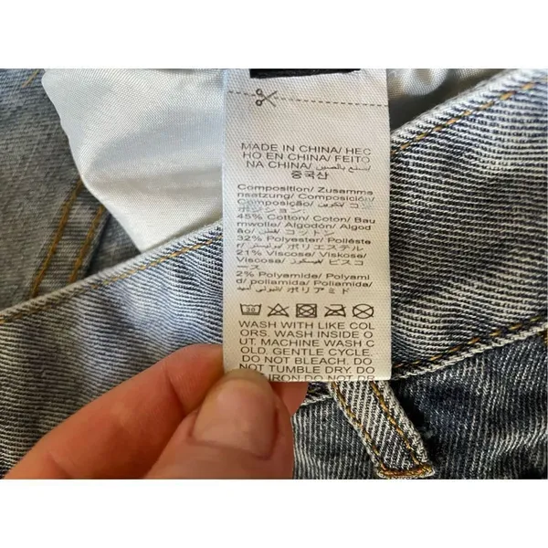 Blue Mom High Rise Blue Women’s Jeans 26 - Image 3
