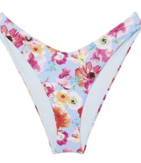 Victoria's Secret Blue Summer Floral Print Bikini Set - Image 4