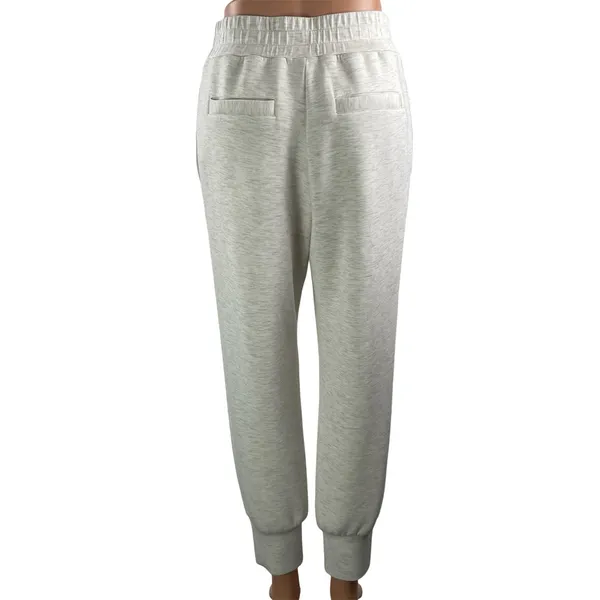 Varley Womens Drawstring Heather Gray High Rise Lounge Jogger Sweat Pants Size S - Image 3