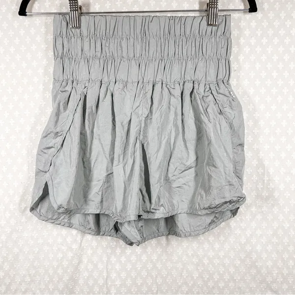 Free‎ People Movement Grey High Rise The Way Home Shorts - Image 2