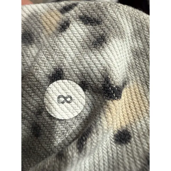 Lululemon Nice Asana Jacket Not‎ So Petite Fleur Silver Spoon Abstract Gray Sz 8 - Image 6