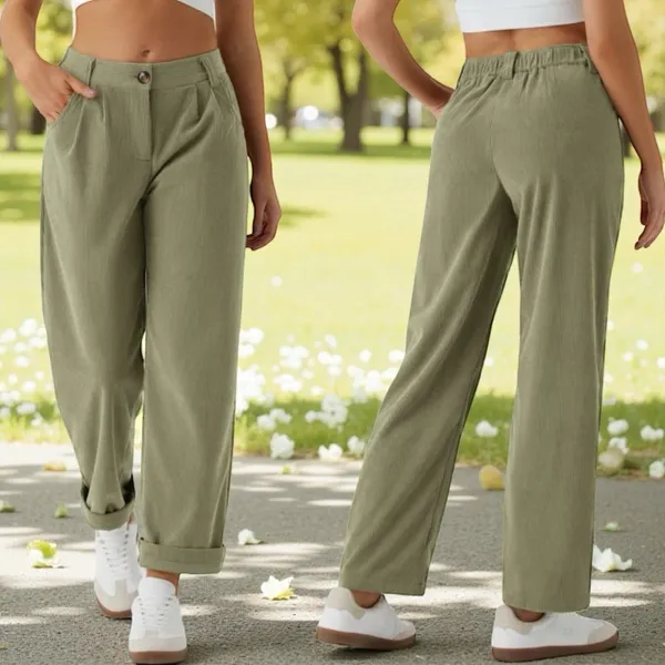 NEW‎ Halara Auracord Cloud Pants Color Fresh Grass Green Comfort Stretch XL - Image 2