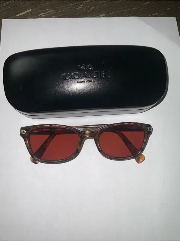 Coach HC6065 Tortoise Frame Sunglasses With Coach Case - Image 2