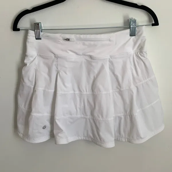 Lululemon Pace Rival Skirt‎ (Tall) *4-way Stretch 15"White size 4 - Image 8