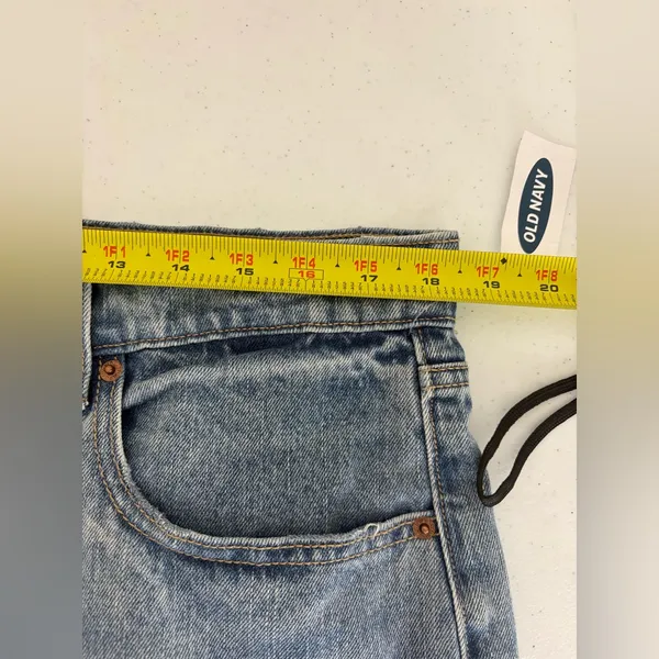 Old Navy US Women's Plus Sz 16 Higher‎ High-Rise Raw Hem Cropped Jeans NEW - Image 10