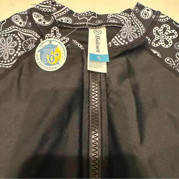 Boyleg 1-pc rash guard swimsuit UPF 50+ NWT - Image 2