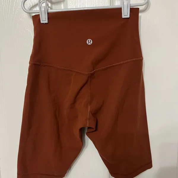 Lululemon Align Biker Short 8” Dark‎ Terracotta Size 8 - Image 4