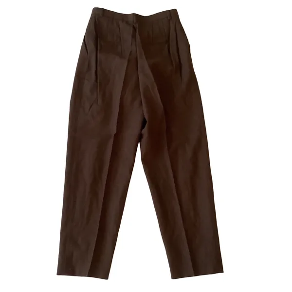 Focus 2000 Wool Pants Brown Size 10 - Image 5
