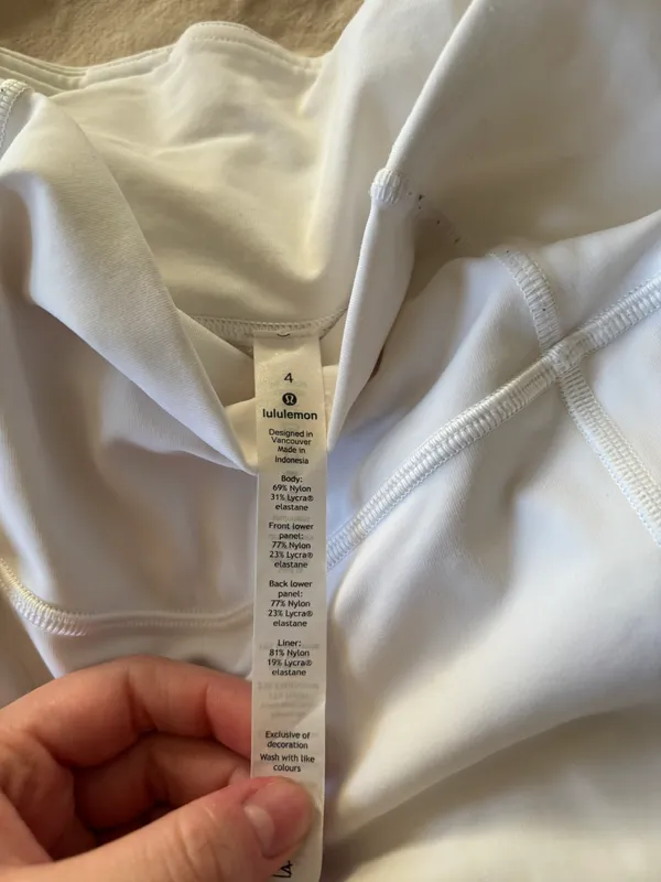 Lululemon White Leggings - Image 4