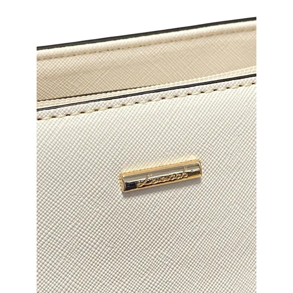 LOVEVOOK White Ivory Faux Leather Vegan Shoulder Pouch Tote Satchel Handbag OS - Image 4