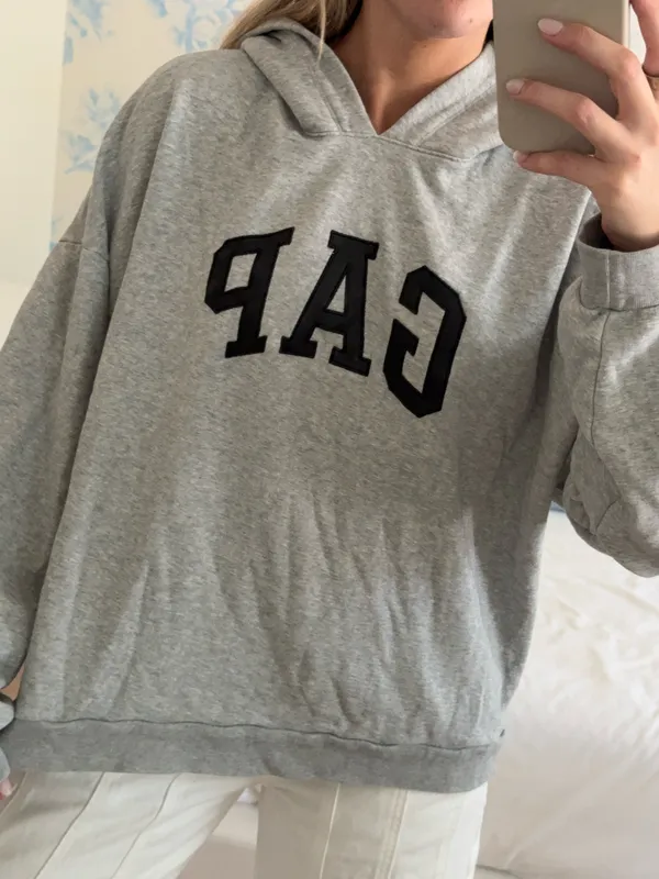 Gap Grey Sweatshirt Hooded - Image 2