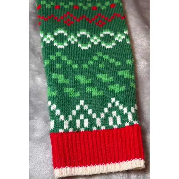 Holiday Time Womens Size Medium Ugly Christmas Sweater Cow Reindeer Green Winter - Image 11