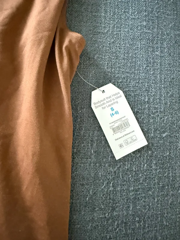 Time and Tru Brown Bodysuit - Image 2