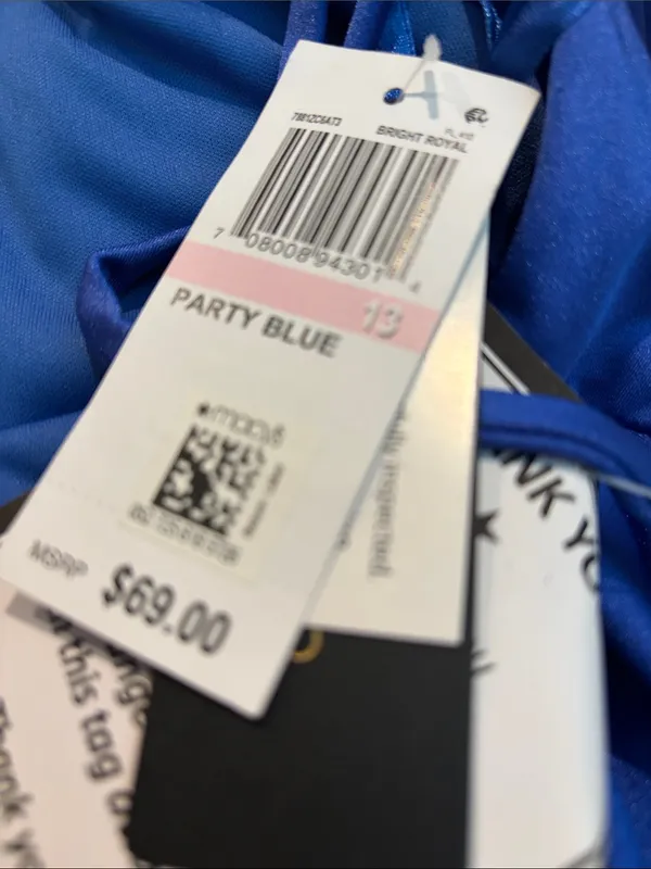 CITY STUDIO blue dress nwt - Image 6