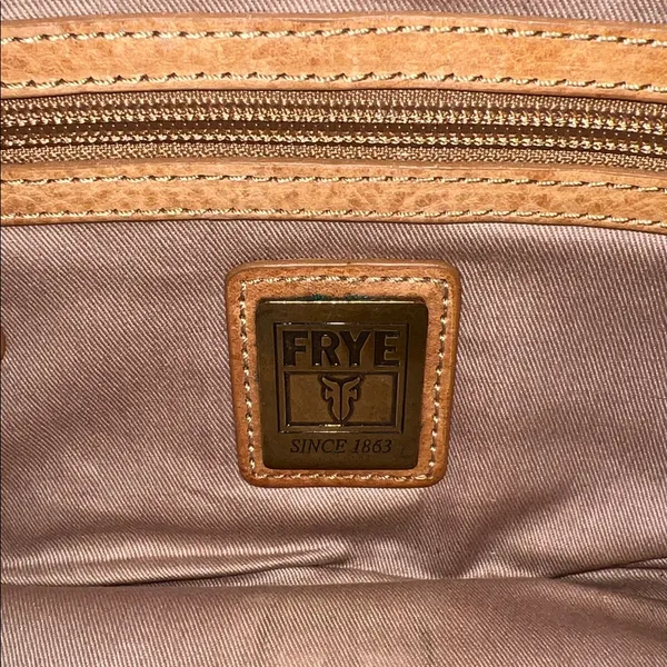 Frye leather and canvas multicolored clutch wristlet - Image 12
