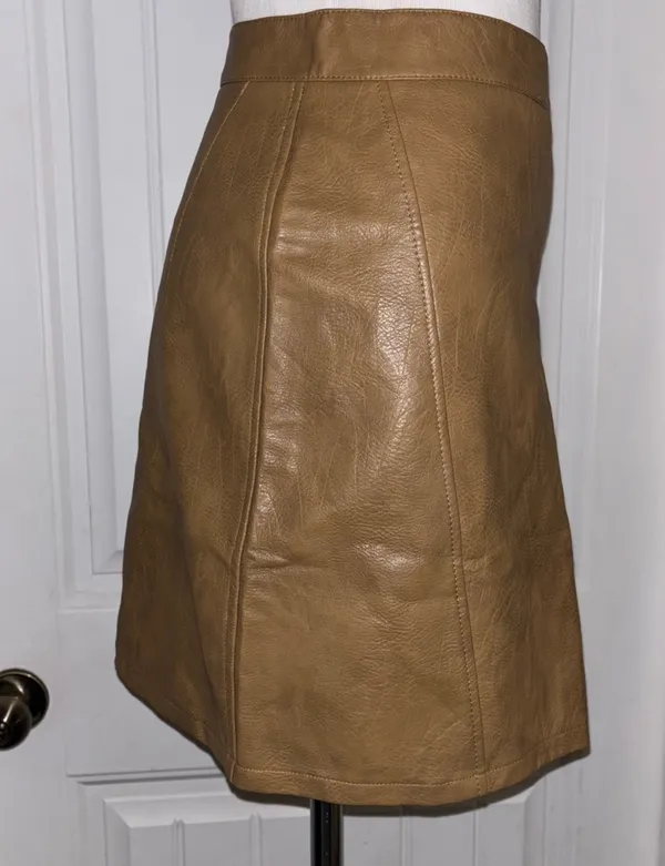 Zara Basiz Collection Fauz Leather Skirt - Image 5