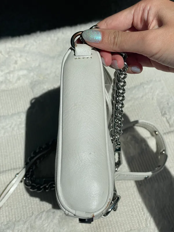 White Mini Mac Crossbody - Image 12