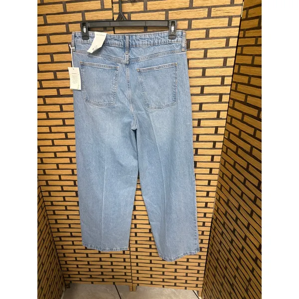 Free Assembly High‎ Rise Trouser Jeans Size 12 Blue - Image 2