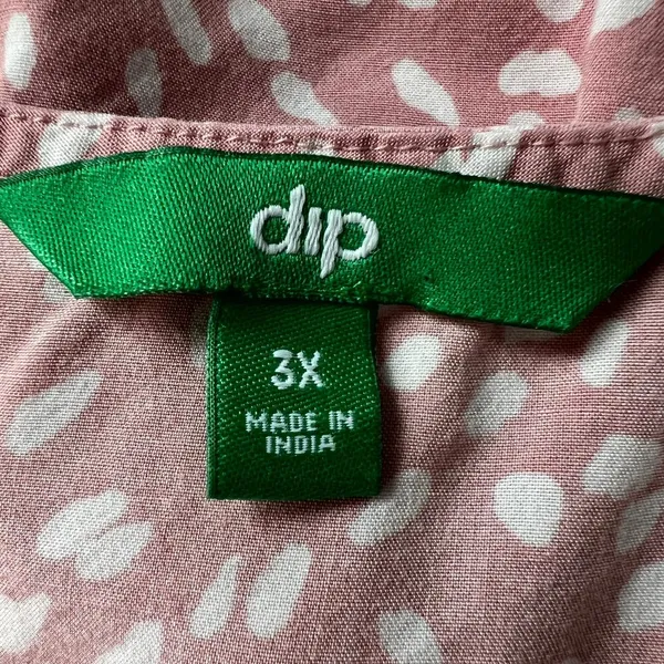 Dip Womens Top 3X Ruffle Hem Lightweight Relaxed Fairy Cottagecore Feminine - Image 2