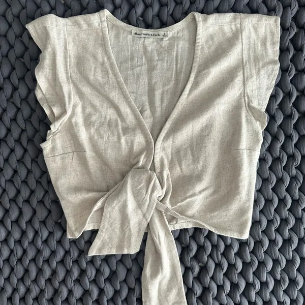 Abercrombie & Fitch Tie-Front Top - Image 6