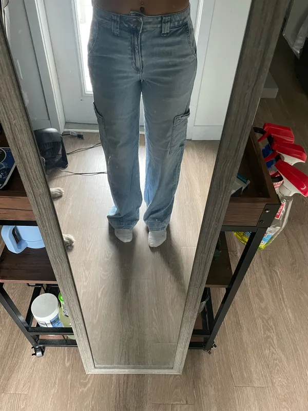 American eagle wide leg cargo jeans  - Image 2