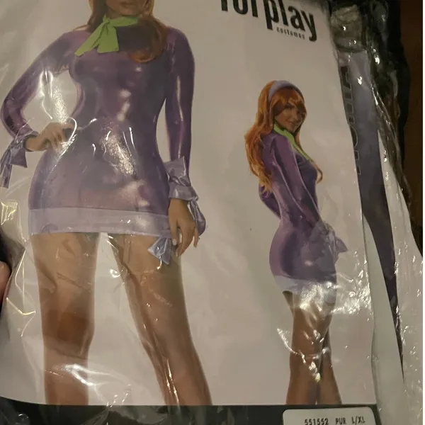 NEW Daphne Scooby Doo Sexy Halloween Costume Size Large XL - Image 7