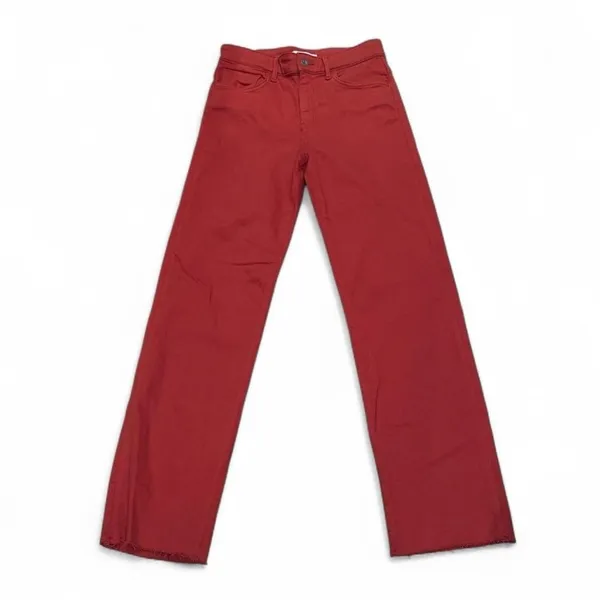 Mavi Women's Orange‎ Barcelona High Rise Wide Leg Jeans Size 25/29 - Image 9
