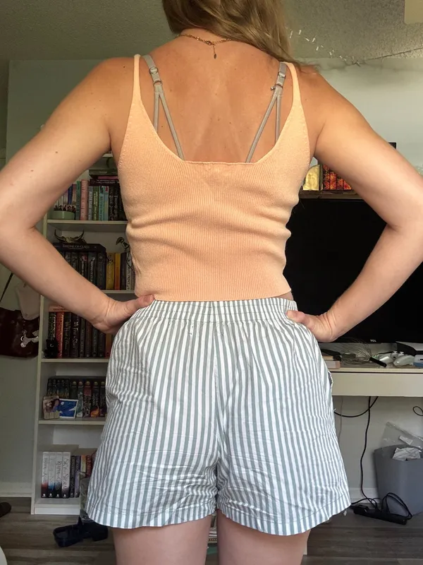 Garage Ribbed Knit Crop Top - Image 2